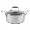 Neues antihaftbeschichtetes, dreilagiges Waben-Kochgeschirr-Set aus Edelstahl, Töpfe und Pfannen aus Edelstahl, Bratpfanne, Wok, Pizza-Pfanne, Kochtopf, Topf-Set