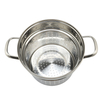 Factory Supply Kitchenware 8-Liter-Nudelkocher aus Edelstahl, 24-cm-Nudelkocher, Dampfgarer mit mehreren Töpfen