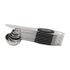Magnetisches Messlöffel-Set aus Edelstahl mit Nivellierer zum Backen und Löffel