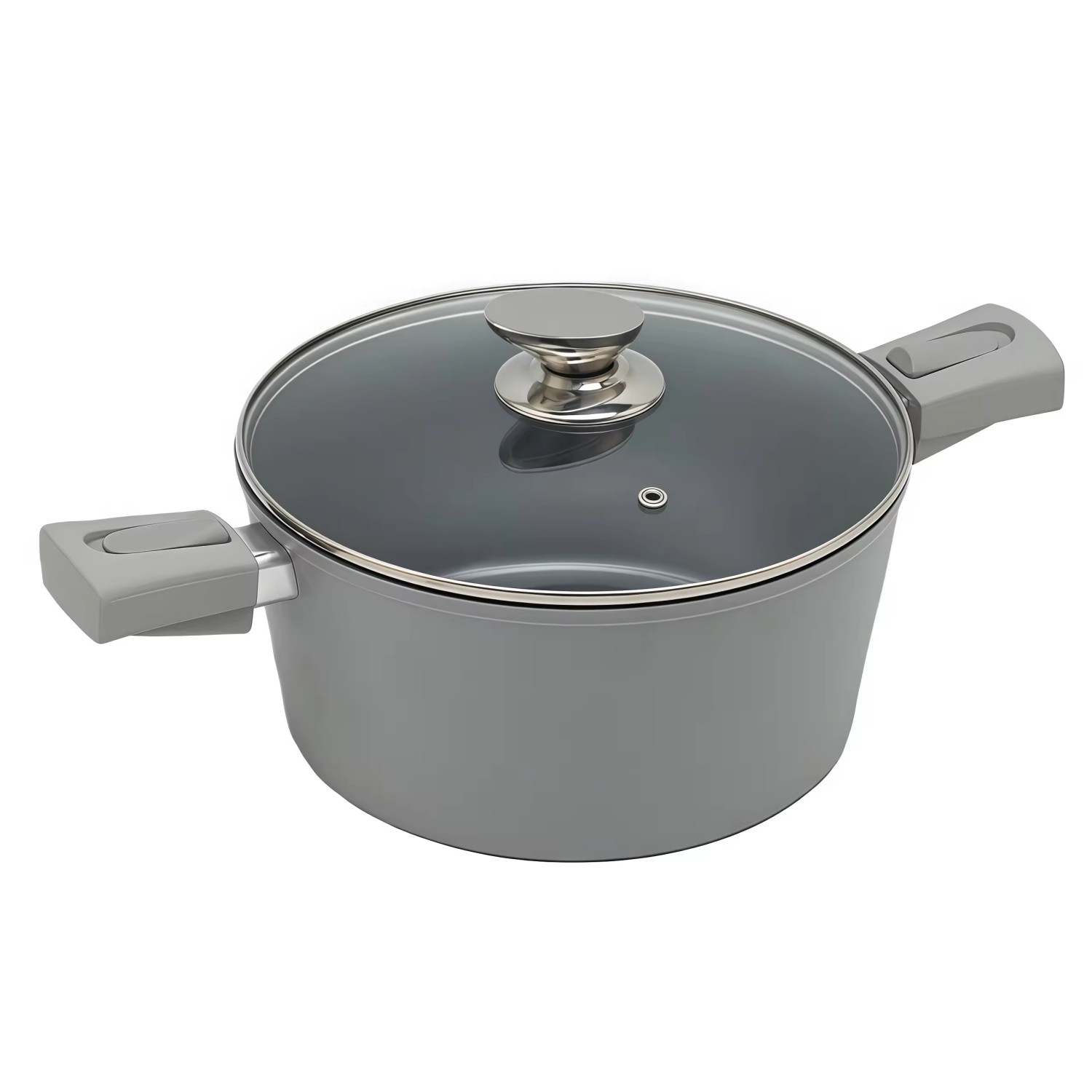 11-teiliges, anpassbares, antihaftbeschichtetes Pfannen- und Töpfe-Set mit abnehmbarem Griff, Induktions-Kochgeschirr-Set aus Aluminiumguss und Keramik, Töpfe- und Pfannen-Set
