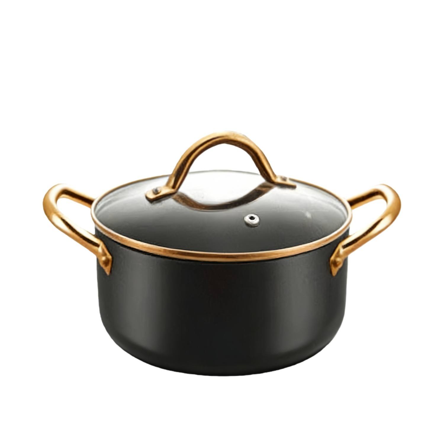 Moderne Home Kitchen-Bratpfanne aus recyceltem, schwerem Aluminium mit Antihaftbeschichtung, Kochpfanne, Grillpfanne, PFOA-frei, kompatibel mit Induktion