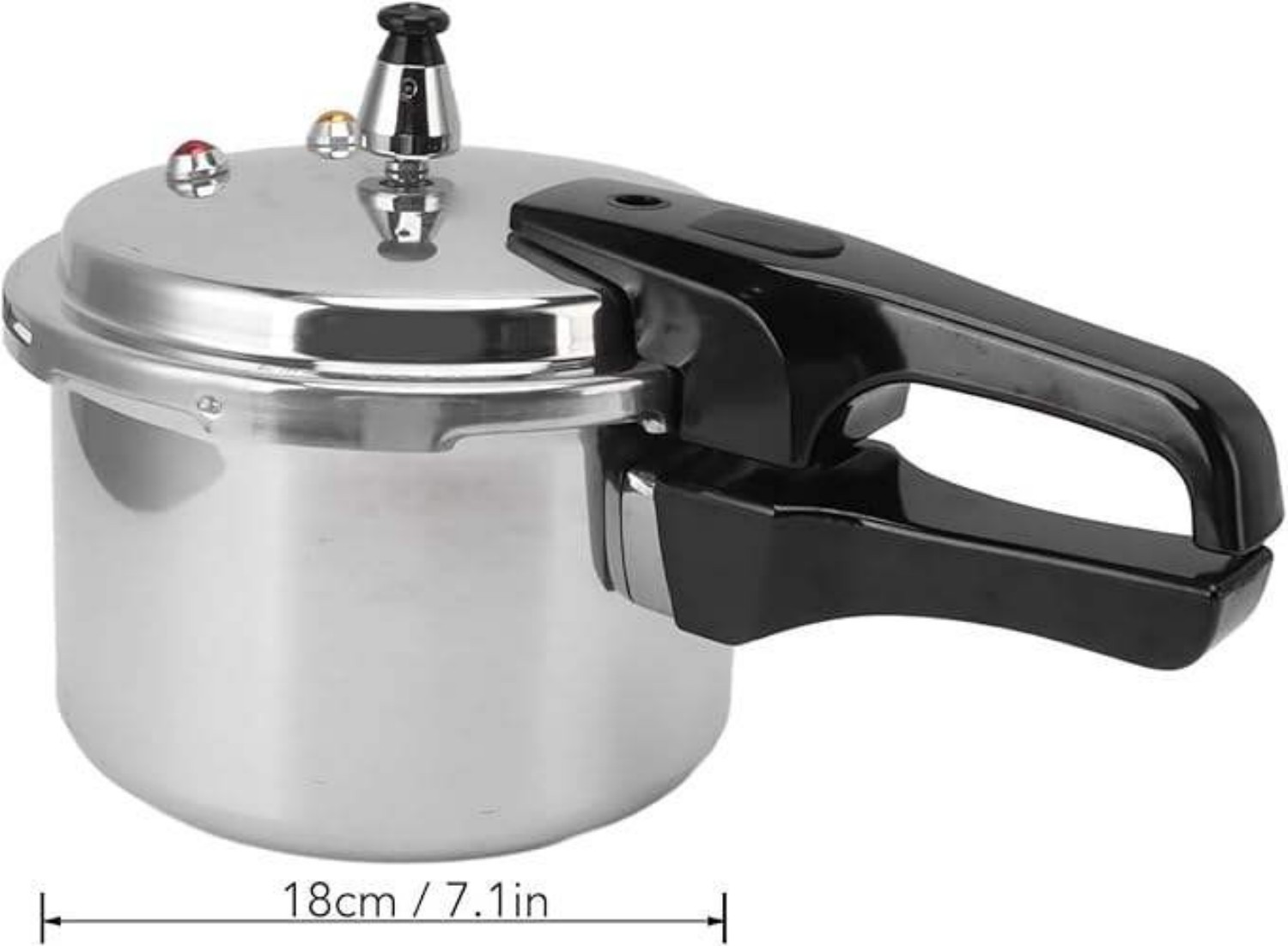 Kleiner Fabrik-Schnellkochtopf aus Aluminiumlegierung mit magnetischem Boden, 3 l, 4 l, 5 l, 7 l, 9 l, 11 l, 13 l, 17 l, Größen für Gas- und Induktionsherde