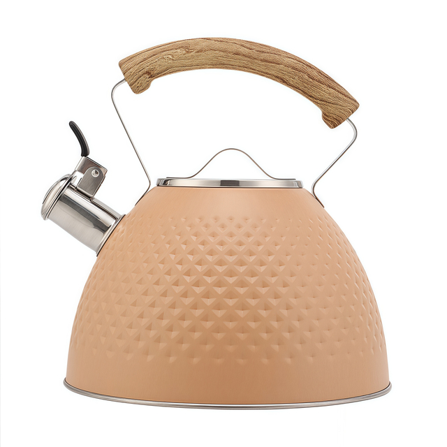 3L Edelstahl-Teekessel mit Hammermuster, modernes Design, lebensmittelechter Wasserkocher für den Heim- und Küchengebrauch