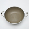 Dreilagige Hybrid-Pfanne und Wok mit Doppelohren, PFAS, PFOA-frei, Titanbeschichtung, Edelstahl, Antihaft-Wok-Pfanne, Kochgeschirr mit Glasdeckel