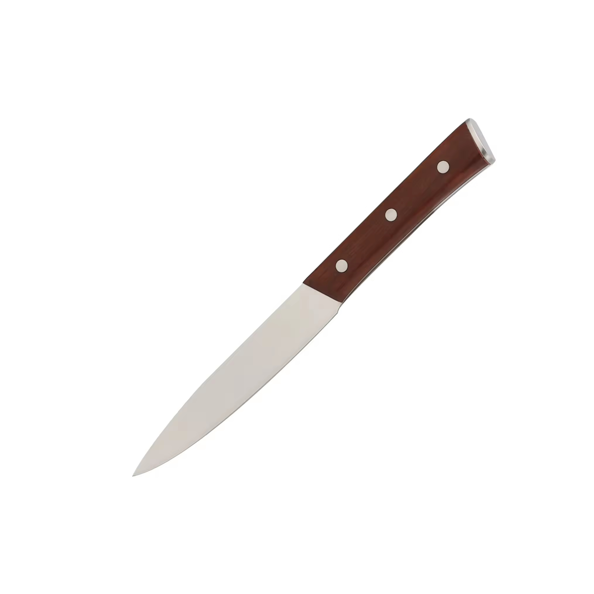 Großhandel 5 PCS Rot Pakkawood Griff 8-Zoll Santoku Brot Schäl Cleaver Steak Chef Küchenmesser 5cr15Mov Edelstahl