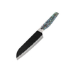 Großhandel mit individuellem Logo, 8-Zoll-Santoku-Brotschälmesser, Chef-Küchenmesser aus 5cr15-Edelstahl mit Abalone-Griff