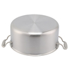 Kitchenware Triply Edelstahl-Topf, Suppentopf, Bratpfanne, Kochgeschirr-Set mit Deckel