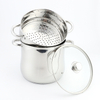 Factory Custom Kitchen Edelstahl-Suppendampfer-Topf-Set mit Glasdeckel, Edelstahl-Kochtopf-Set, Kochgeschirr-Sets