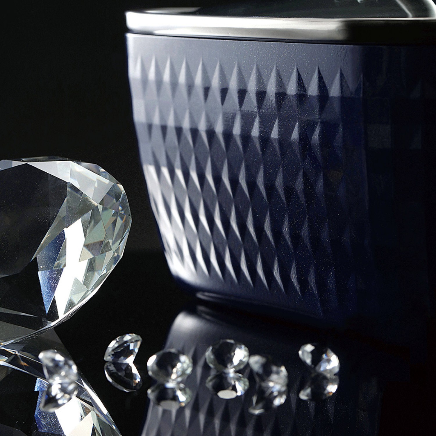 12-teiliges, anpassbares 3D-Diamond-Serie-Set mit antihaftbeschichteten Pfannen und Töpfen aus Keramik, Induktions-Kochgeschirr-Set aus Aluminiumguss und Keramik