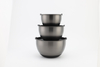 Küchen-Backsalat-Rührschüssel-Set, 16/20/24/26/28 cm, großer Edelstahl mit Silikonboden, polierte Technik