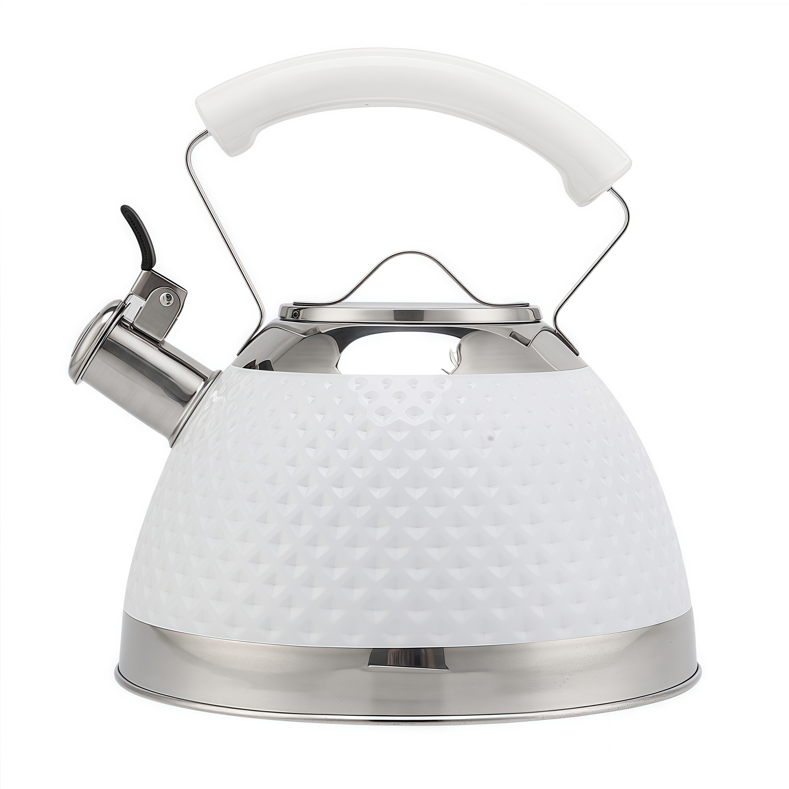 3L Edelstahl-Teekessel mit Hammermuster, modernes Design, lebensmittelechter Wasserkocher für den Heim- und Küchengebrauch