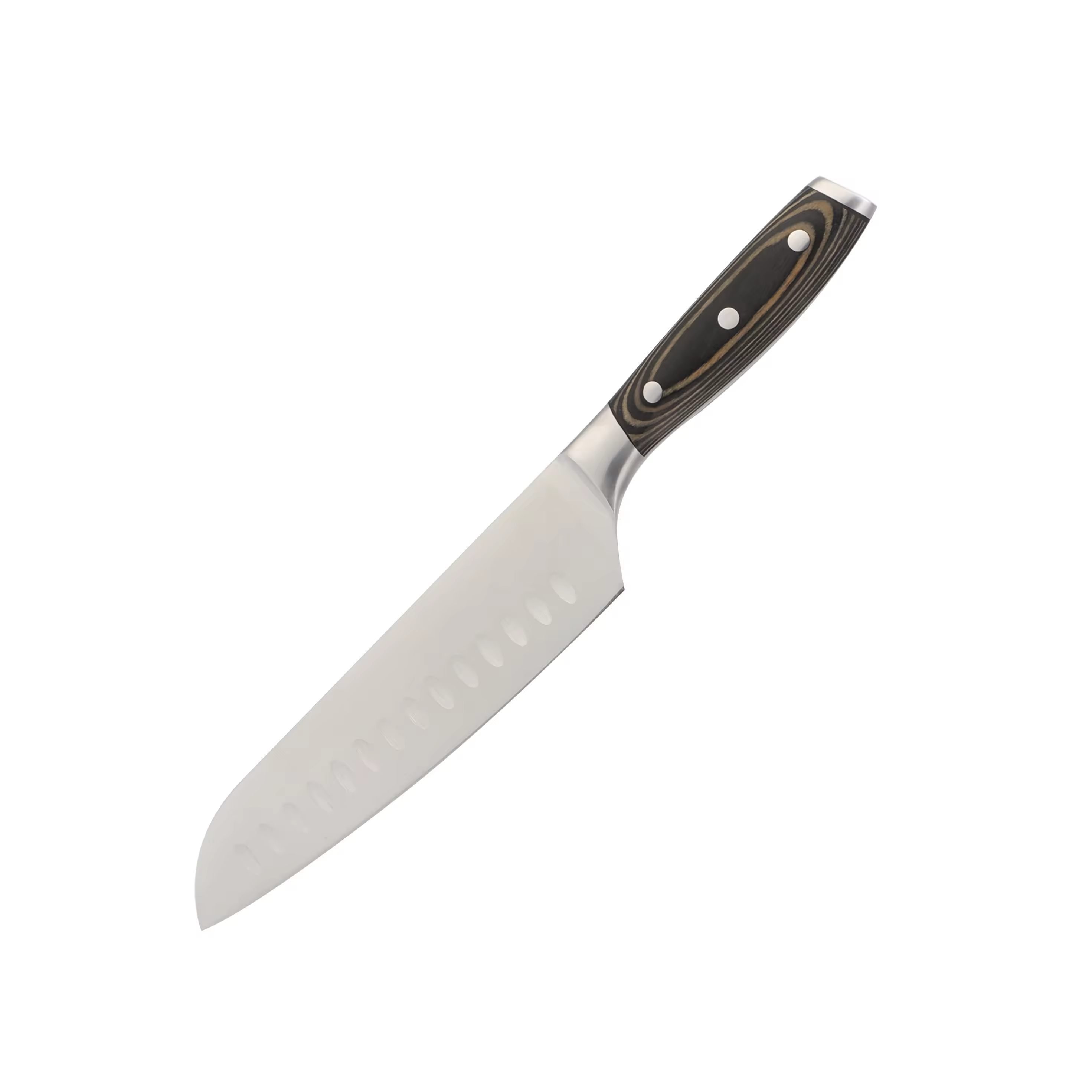 Großhandel, 6 Stück, Griff aus Pakkaholz, 20,3 cm (8 Zoll), Santoku-Brotschälbeil, Kochmesser, Schere aus 5cr15-Edelstahl, für den Außenbereich 5,0 (1 Bewertung) 1 verkauft