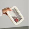 Design Frischhaltebox aus Edelstahl 304/316, aufsteckbare Kühlschrank-Aufbewahrungsbox, Heizung, Lebensmittelqualität, mikrowellenversiegelte Box