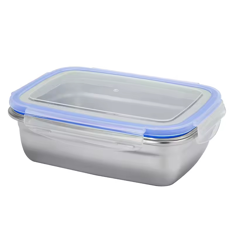  Versiegelter, auslaufsicherer, spülmaschinenfester Lebensmittelbehälter, Lunchbox aus Edelstahl 304