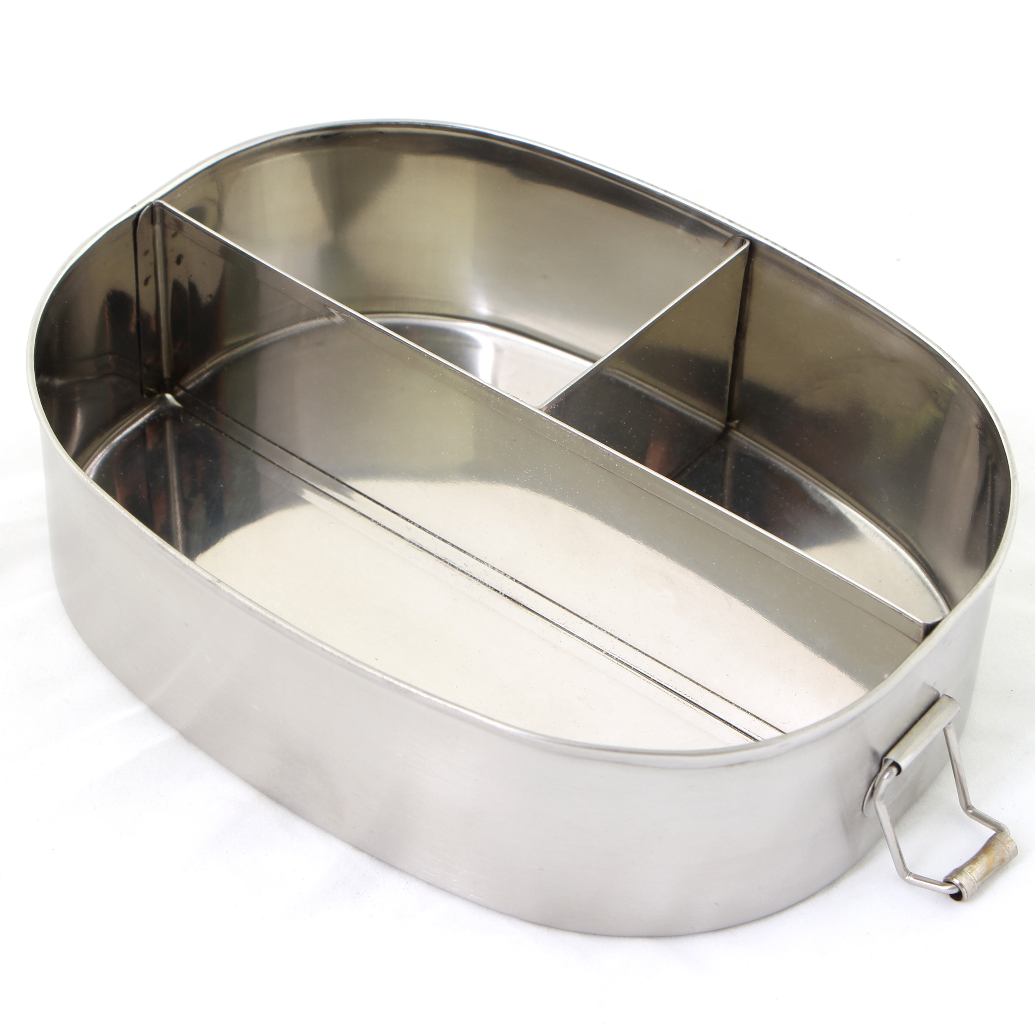 Edelstahl-Sandwichbox, Schule, Metall, Bento-Lunchbox, Kinder-Lebensmittelbehälter mit Deckel, mit auslaufsicherem Deckel