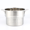 Factory Supply Kitchenware 8-Liter-Nudelkocher aus Edelstahl, 24-cm-Nudelkocher, Dampfgarer mit mehreren Töpfen