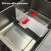 Neues Design 304 Edelstahl Frischhalte-Lunchbox Edelstahldeckel Auslaufsichere Heizung Lebensmittelqualität Mikrowellenversiegelte Box