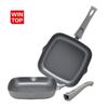 11-teiliges, anpassbares, antihaftbeschichtetes Pfannen- und Töpfe-Set mit abnehmbarem Griff, Induktions-Kochgeschirr-Set aus Aluminiumguss und Keramik, Töpfe- und Pfannen-Set