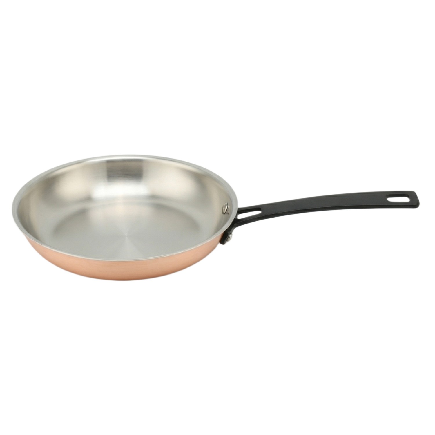 Fabrik maßgeschneiderte Hot Sale Großhandel 3-lagige dreilagige Kupfer-Edelstahlpfanne 20/24/26/28 cm nicht beschichtete Kochgeschirr-Bratpfanne