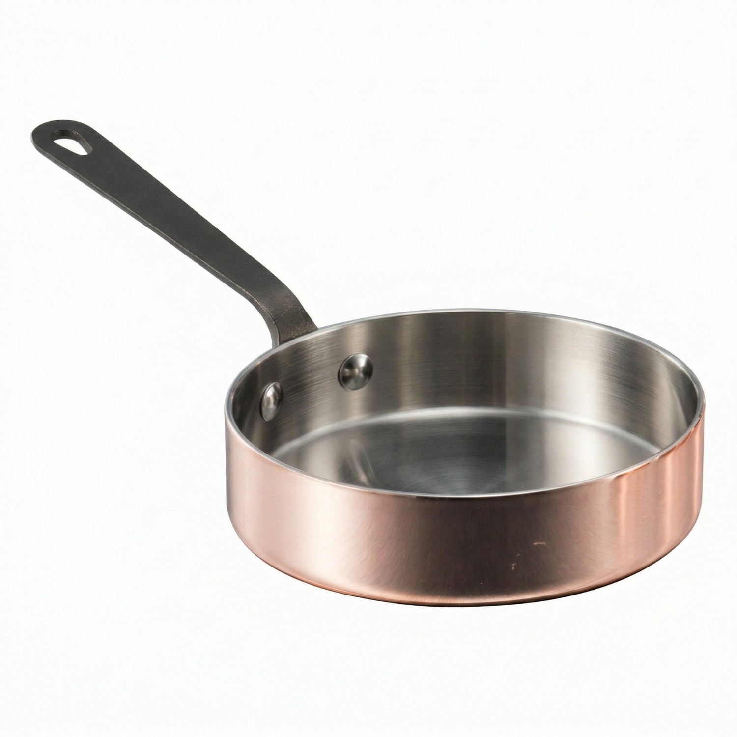 Fabrikneues Ankunfts-Mini-Kochgeschirr-Set aus dreilagigem Kupfer mit Griff, Kochtöpfe, Induktionsboden-Kochgeschirr-Set, Kochtopf, Bratpfanne