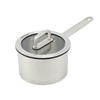 Factory Supply Edelstahltöpfe und -pfannen, 10-teiliges Kochgeschirrset mit Edelstahlgriff und Deckel, gelöteter Boden, Kochgeschirrset, Kochtopf, Schmorpfanne