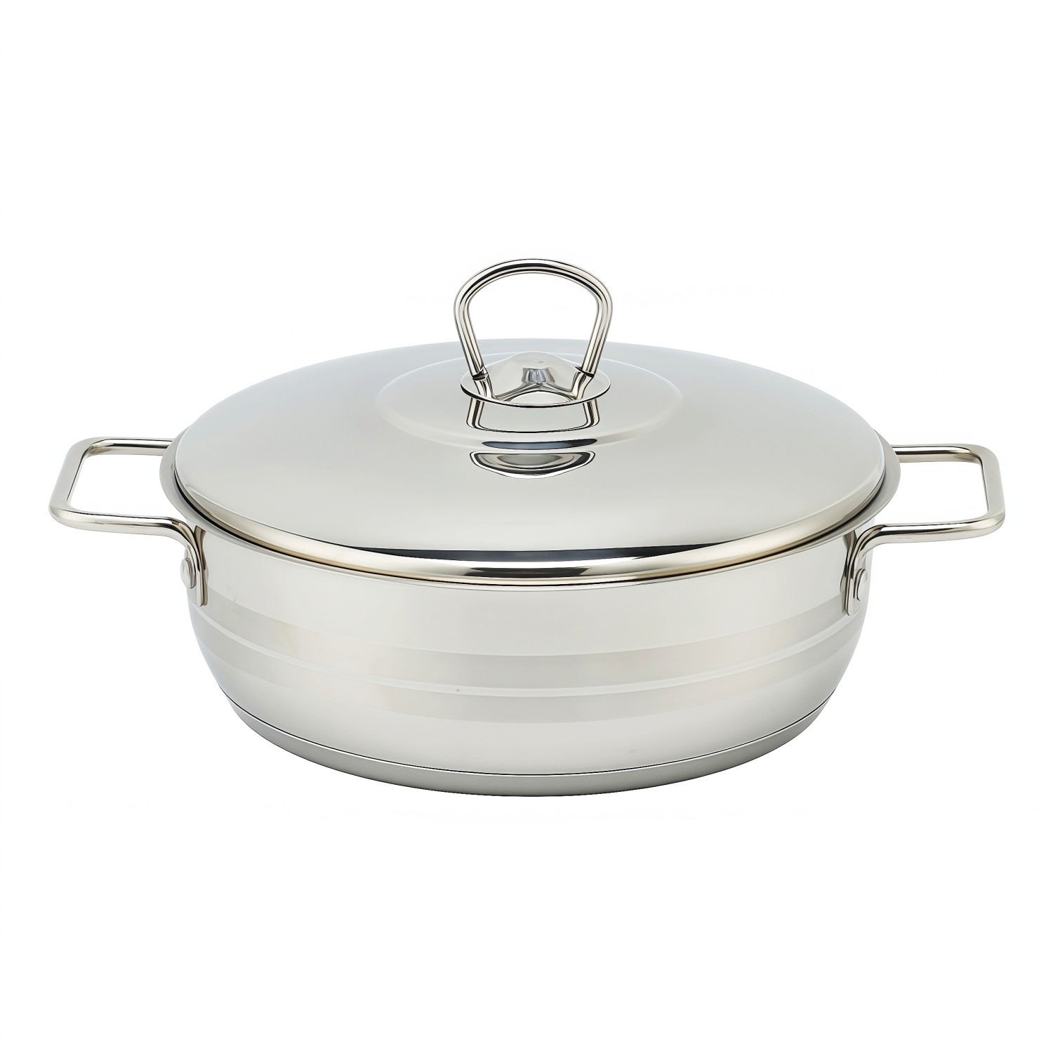 Fabrikneues Ankunfts-Edelstahl-Kochgeschirr-Set mit Griff, Kochtöpfe, gelöteter Boden, Kochgeschirr-Set, Auflauf-Set, Suppen- und Suppentöpfe mit Deckel