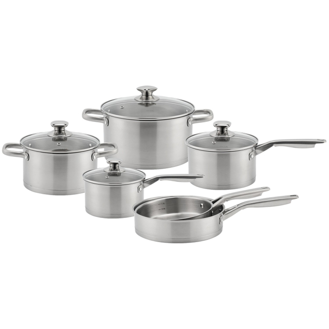 Fabrikneues Ankunfts-Edelstahl-Kochgeschirr-Set mit Griff, Kochtöpfe, gelöteter Boden, Kochgeschirr-Set, Auflauf-Set, Suppen- und Suppentöpfe mit Deckel