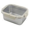 Hochwertige, luftdichte Bento-Lunchbox aus Edelstahl in Lebensmittelqualität mit auslaufsicherem Deckel zur Aufbewahrung im Kühlschrank und als Lebensmittelbehälter