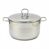 Fabrikneues Ankunfts-Edelstahl-Kochgeschirr-Set mit Griff, Kochtöpfe, gelöteter Boden, Kochgeschirr-Set, Auflauf-Set, Suppen- und Suppentöpfe mit Deckel