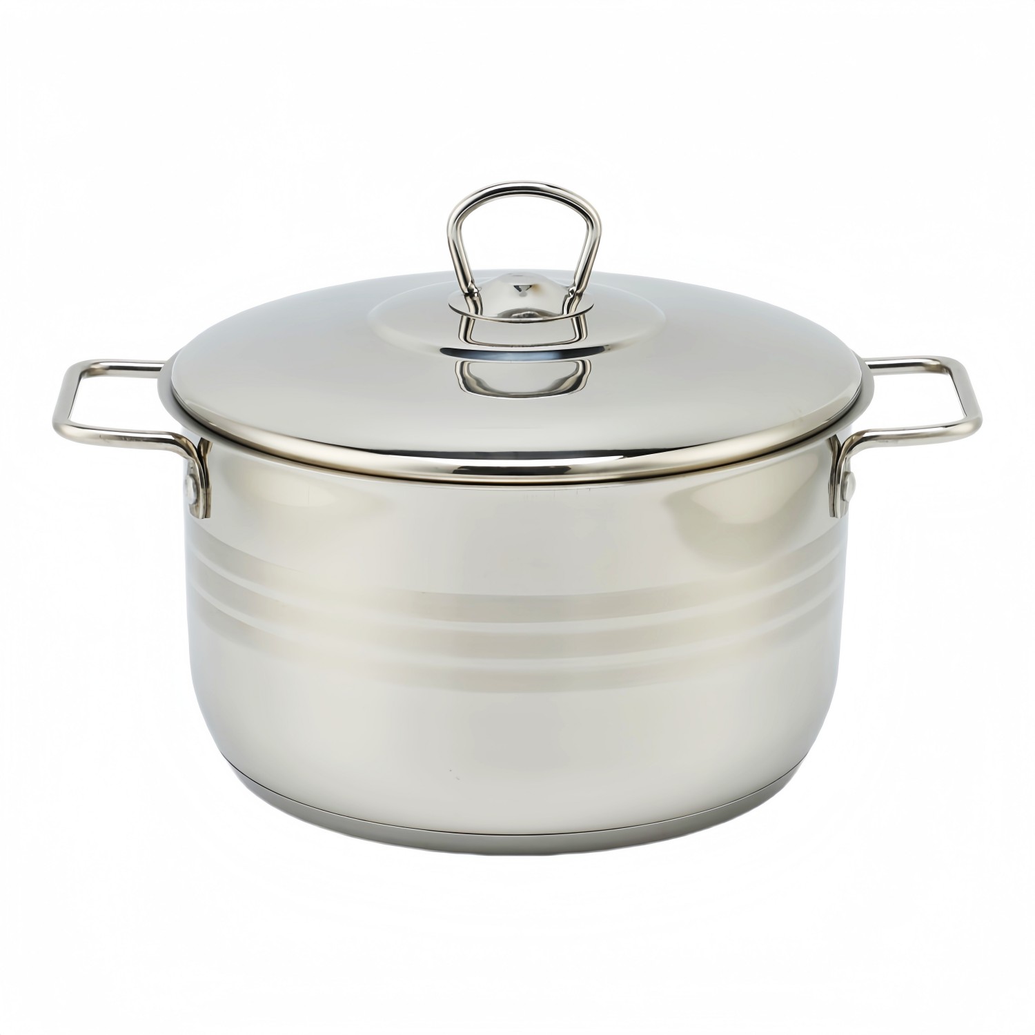 Fabrikneues Ankunfts-Edelstahl-Kochgeschirr-Set mit Griff, Kochtöpfe, gelöteter Boden, Kochgeschirr-Set, Auflauf-Set, Suppen- und Suppentöpfe mit Deckel