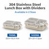 2026 Neues Design 304/316 Edelstahl Frischhaltebox Student Bento Box Lunchbox Heizung Lebensmittelqualität Mikrowellenversiegelte Box 
