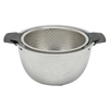 Waschbecken-Set aus lebensmittelechtem Edelstahl, verdickt, für Zuhause, Küche, Gemüsewaschen, Abtropfkorb, Suppensieb, Topf, Spülmaschine