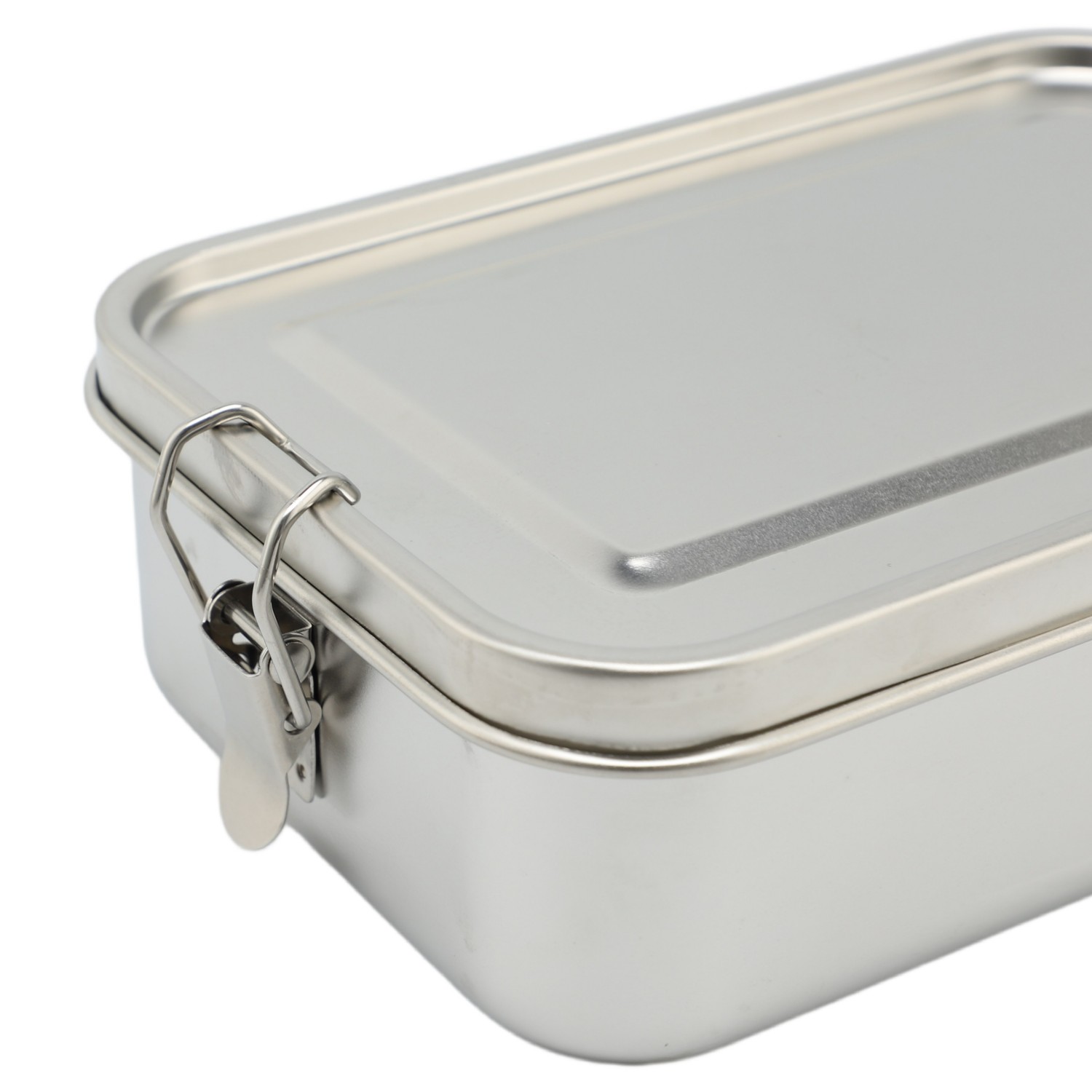 Edelstahl-Lebensmittelbehälter mit hohem Fassungsvermögen, 1–3 l, Deckel aus Edelstahl, leichte, tragbare, beheizbare Lunchbox