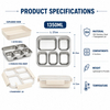Neues Design 304/316 Edelstahl Frischhaltebox Student Bento Box Lunchbox Heizung Lebensmittelqualität Mikrowellenversiegelte Box 