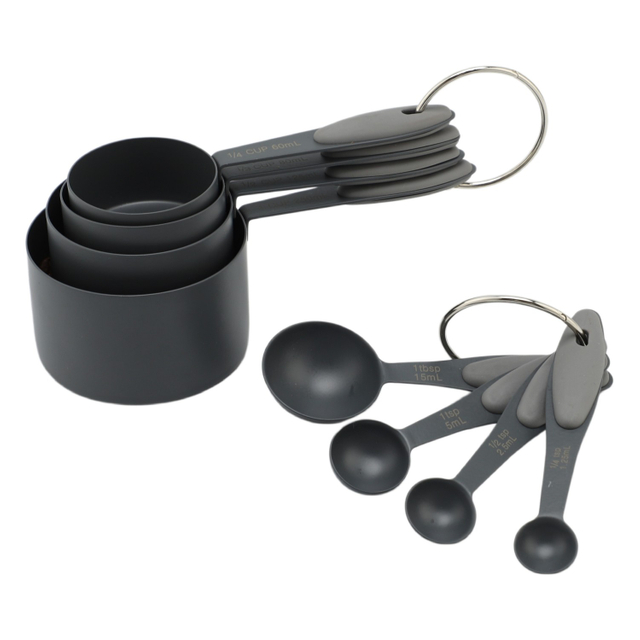 Fabrikpreis Hochwertiges Edelstahl-Messbecher-Löffel-Set zum Backen von Desserts in Lebensmittelqualität für den Küchengebrauch