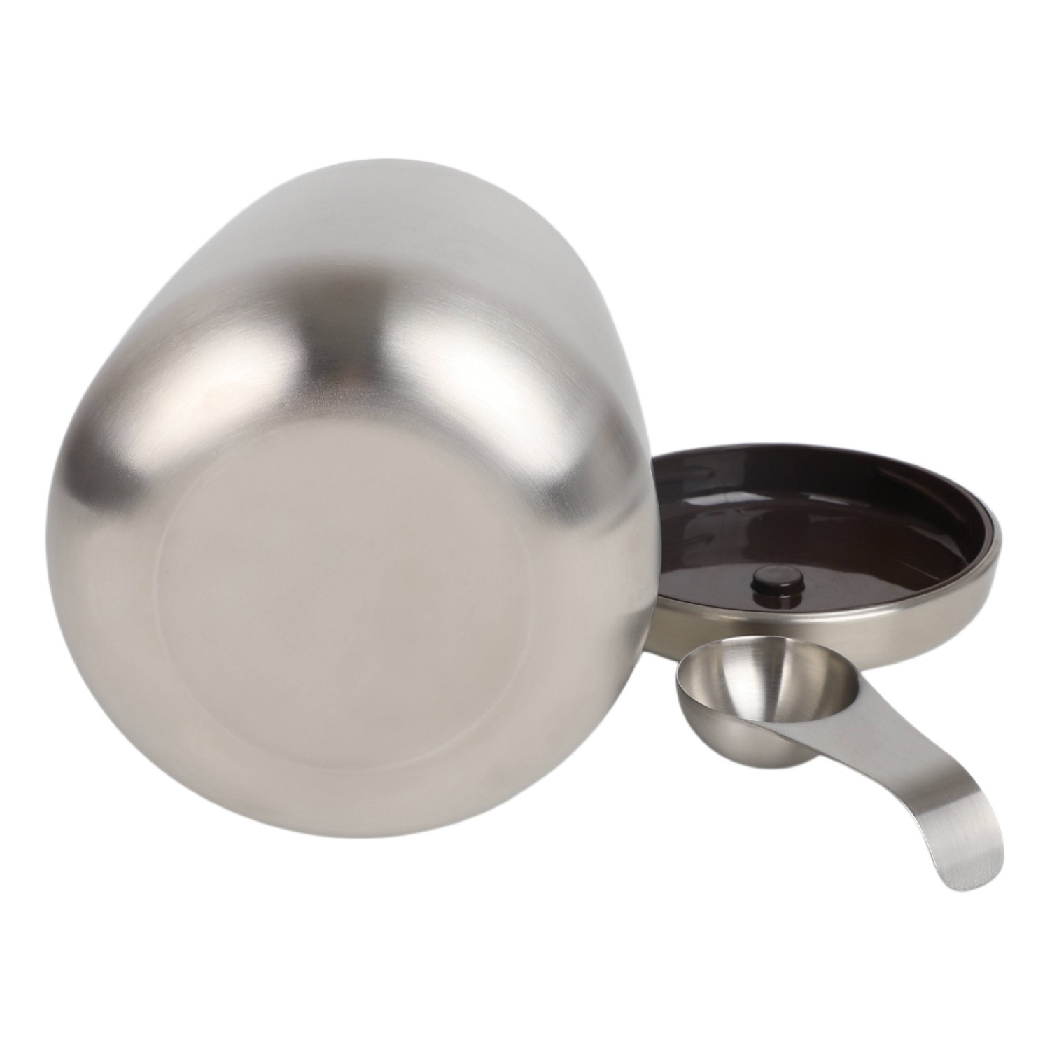 Tragbares Kaffeebohnenglas aus Edelstahl mit Magnetverschlussdeckel für Zuhause, Reisen und als Geschenk zur Aufbewahrung und Aufbewahrung von Lebensmitteln