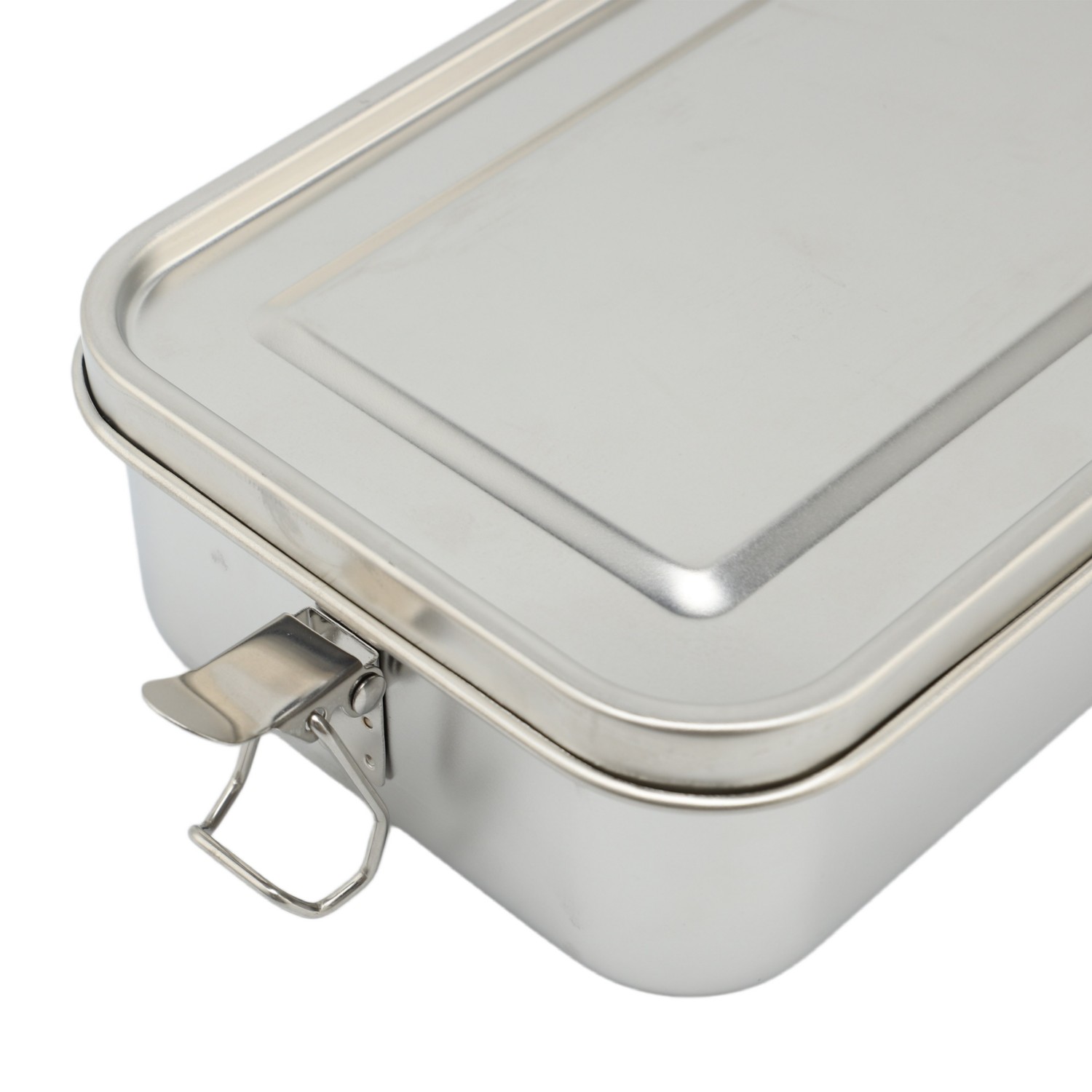 Edelstahl-Lebensmittelbehälter mit hohem Fassungsvermögen, 1–3 l, Deckel aus Edelstahl, leichte, tragbare, beheizbare Lunchbox