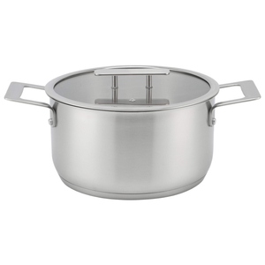 Factory Supply Edelstahltöpfe und -pfannen, 11-teiliges Kochgeschirrset mit Edelstahlgriff und Deckel, gelöteter Boden, Kochgeschirrset, Kochtopf, Auflauf