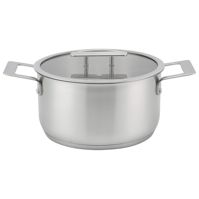 Factory Supply Edelstahltöpfe und -pfannen, 11-teiliges Kochgeschirrset mit Edelstahlgriff und Deckel, gelöteter Boden, Kochgeschirrset, Kochtopf, Auflauf