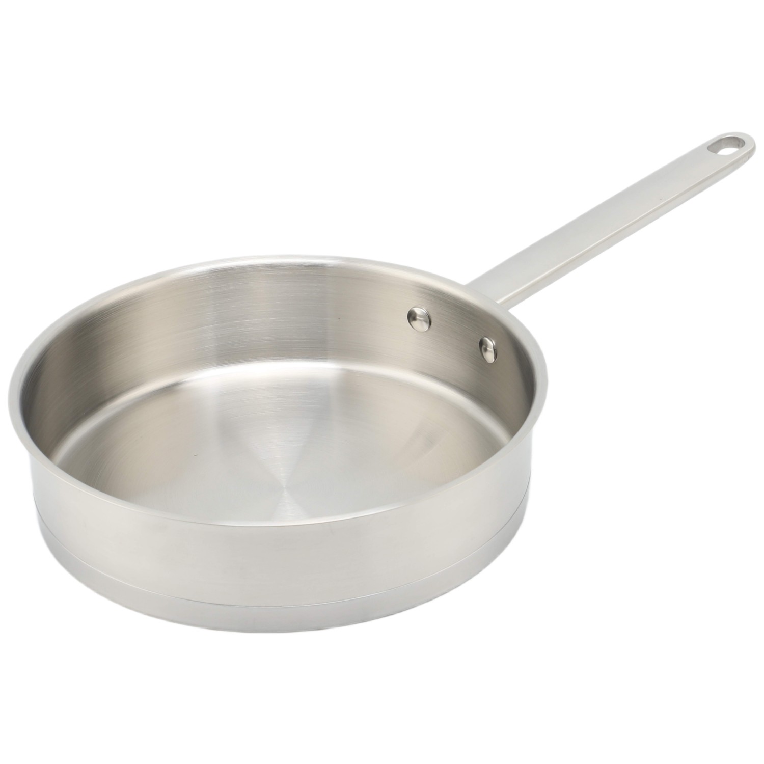 Factory Supply Edelstahltöpfe und -pfannen, 10-teiliges Kochgeschirrset mit Edelstahlgriff und Deckel, gelöteter Boden, Kochgeschirrset, Kochtopf, Schmorpfanne