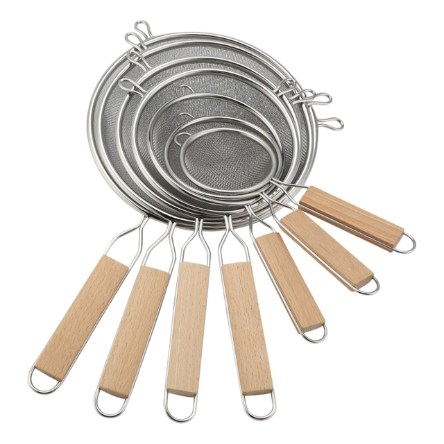 Edelstahl-Mehlsieb, Sieb, feines Teesieb aus Edelstahl, Sieb, Drahtgeflecht, Ölfilter, Sieb