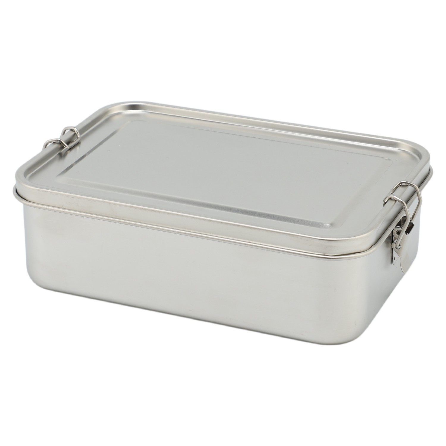 Edelstahl-Lebensmittelbehälter mit hohem Fassungsvermögen, 1–3 l, Deckel aus Edelstahl, leichte, tragbare, beheizbare Lunchbox