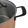Großhandel mit zartem Aussehen, multifunktionalem dreilagigem Kupfer-Edelstahl-Kochgeschirr, Edelstahl-Auflauf-Set, Suppen- und Suppentöpfen mit Deckel