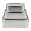Edelstahl-Lebensmittelbehälter mit hohem Fassungsvermögen, 1–3 l, Deckel aus Edelstahl, leichte, tragbare, beheizbare Lunchbox