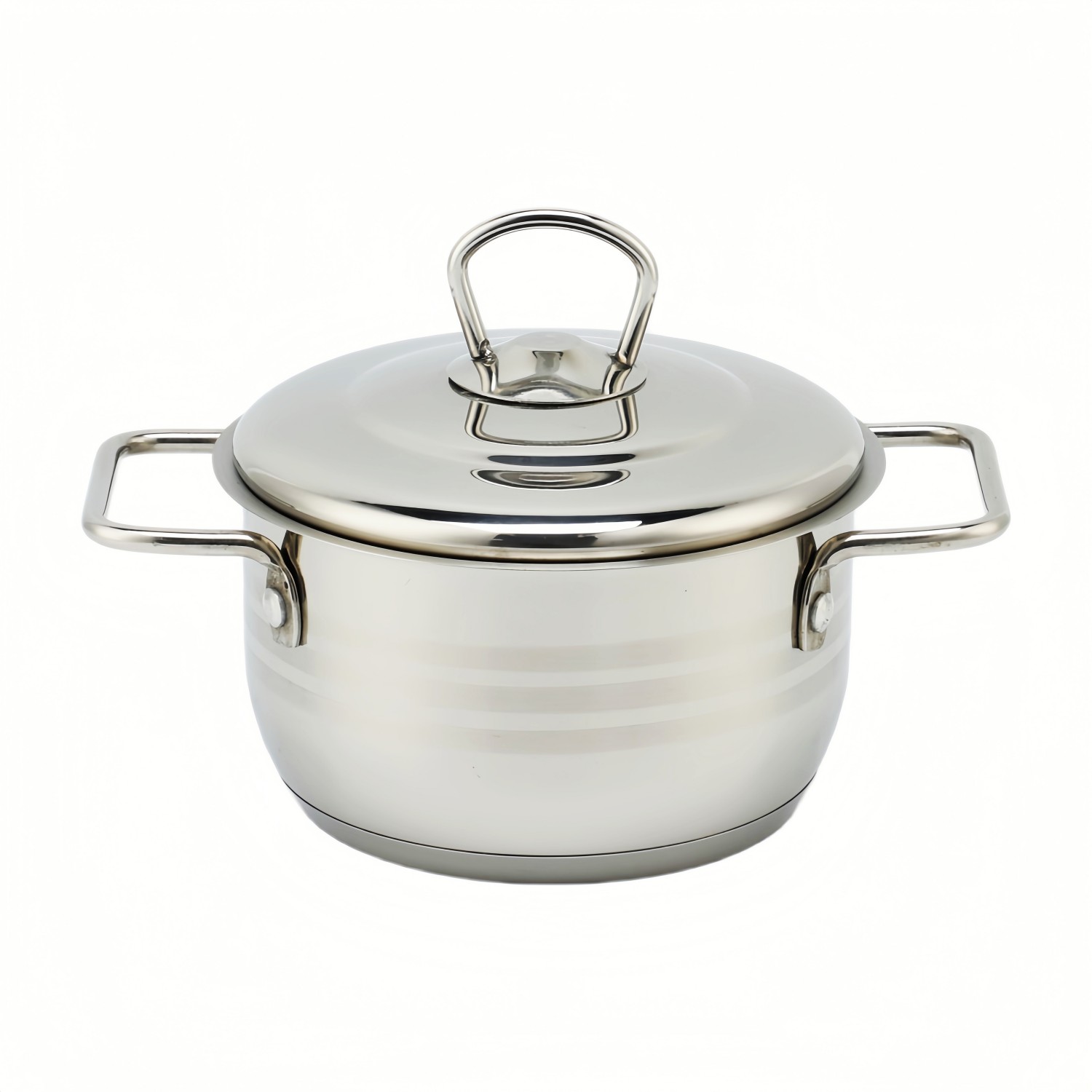 Fabrikneues Ankunfts-Edelstahl-Kochgeschirr-Set mit Griff, Kochtöpfe, gelöteter Boden, Kochgeschirr-Set, Auflauf-Set, Suppen- und Suppentöpfe mit Deckel
