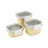 Neue Design Factory 304 Edelstahl Frischhalte-Lunchbox Küche Obst Kinder Lebensmittelbehälter Crisper Set mit Deckelgriff