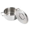 Bestseller German Kitchen Ware 8-teiliges Triply Edelstahl-Kochgeschirr-Set, Kochtöpfe und Pfannen-Sets aus Edelstahl