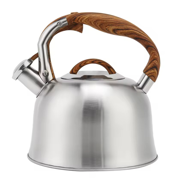 Pfeifkessel aus Edelstahl, 3 l, 3,2 QT, Wasserkocher für den Herd, Teekanne