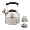 Moderne Heimküche, 3,5 l Edelstahl-Pfeifkessel, Induktionsherd-Teekanne mit Metallkonstruktion, Wasser-Teekanne