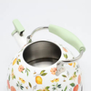 2,5 l Edelstahl-Pfeifkessel, moderne Heimküche, Induktionsherd, Teekanne, Wasser-Teekanne mit Druckdesign